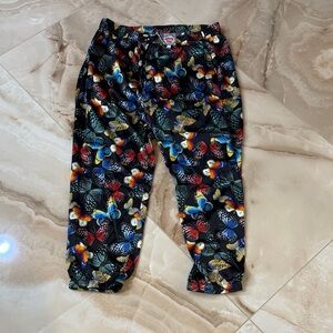 Colorful Johnny was Butterfly Print Pants